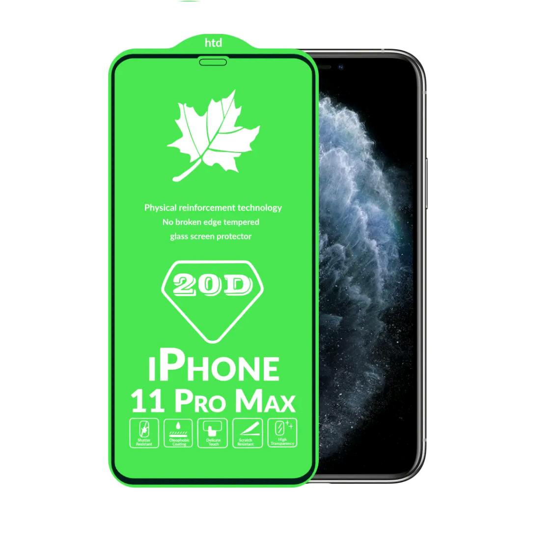 Захисне скло DK Full Glue 20D для iPhone Xs Max/11 Pro Max-0